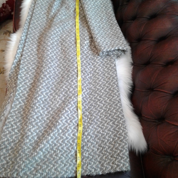 Mj Seattle vintage beige open front mohair coat - Picture 10 of 14